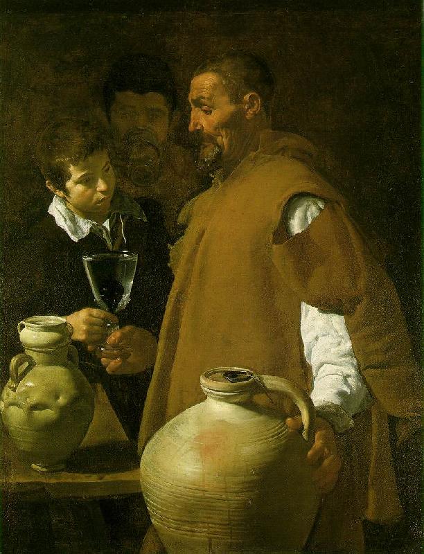 VELAZQUEZ, Diego Rodriguez de Silva y The Waterseller of Seville oil painting image